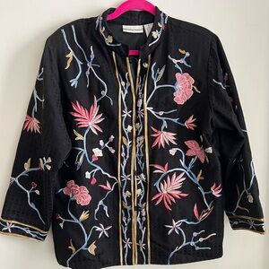 Awesome fully embroidered dress light weight jacket.